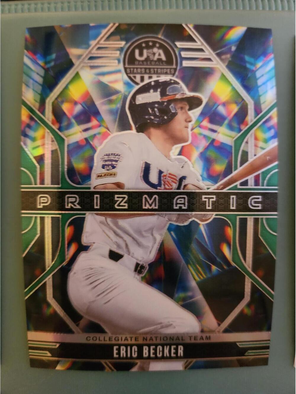2026 Panini Stars & Stripes Prizm PRIZMATIC insert #23 - Eric Becker